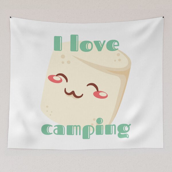 Item preview, I love camping designed and sold by Learntobeamom.