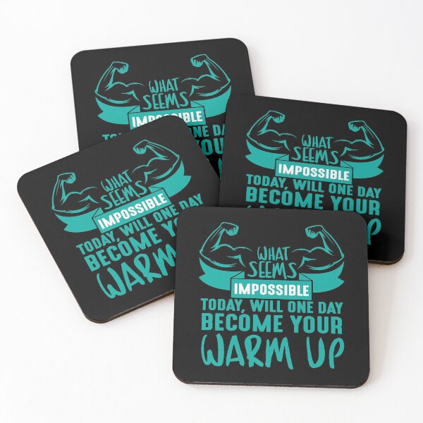 Item preview, WHAT SEEMS IMPOSSIBLE TODAY, WILL ONE DAY BECOME YOUR WARM UP designed and sold by TheFlipRepublic.