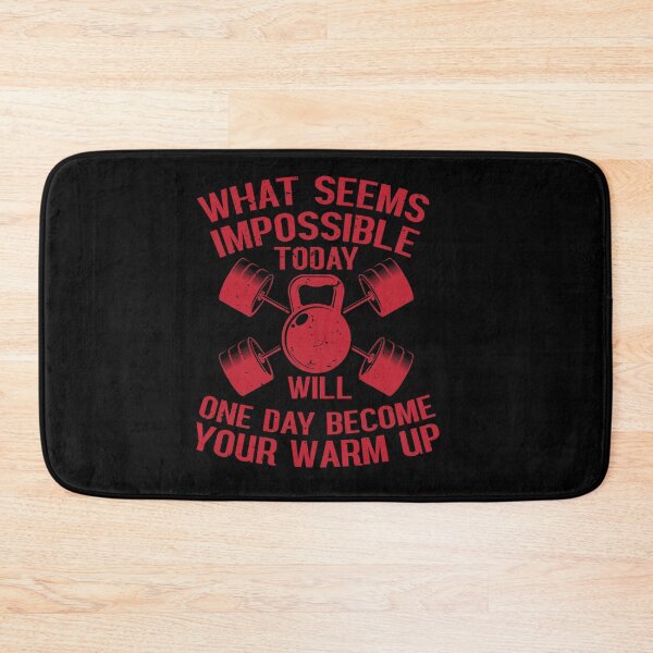 Item preview, WHAT SEEMS IMPOSSIBLE TODAY, WILL ONE DAY BECOME YOUR WARM UP designed and sold by TheFlipRepublic.