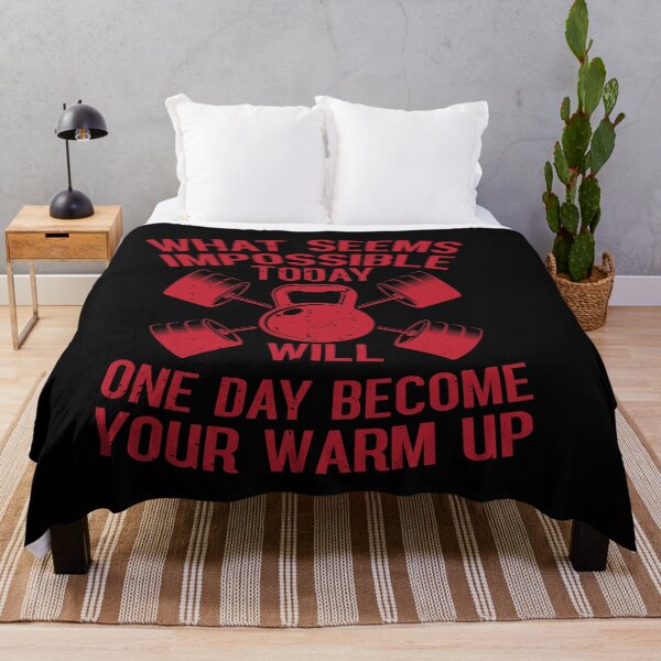 Item preview, WHAT SEEMS IMPOSSIBLE TODAY, WILL ONE DAY BECOME YOUR WARM UP designed and sold by TheFlipRepublic.