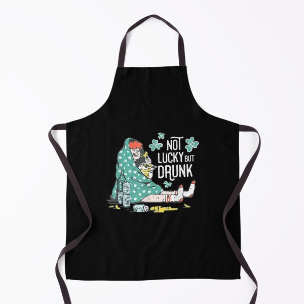 Item preview, Not Lucky But Drunk Funny St Patricks Day Quarantine designed and sold by sariyahharry.