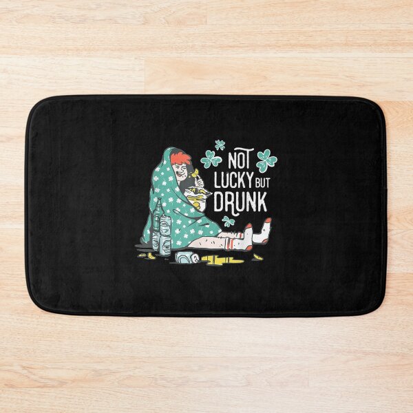 Item preview, Not Lucky But Drunk Funny St Patricks Day Quarantine  designed and sold by sariyahharry.