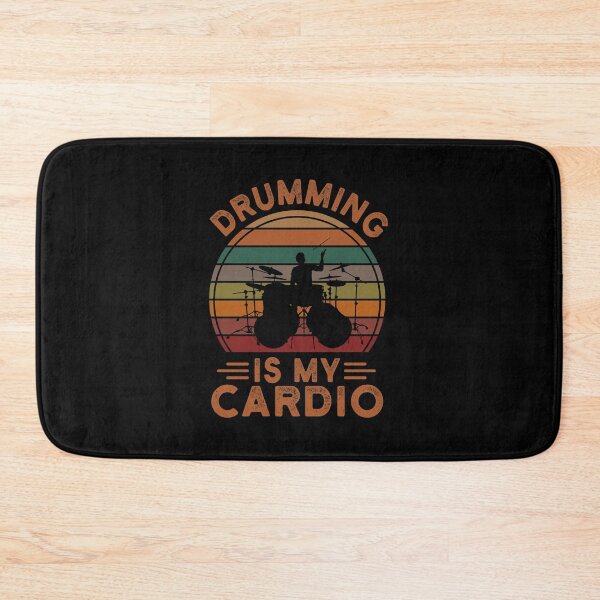 Item preview, Drumming is my cardio Funny Drammer Retro Vintage Gift designed and sold by Theobsessed01.