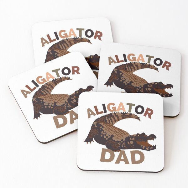 Item preview, ALIGATOR DAD, BROWN TONES, designed and sold by wildwhimsical.
