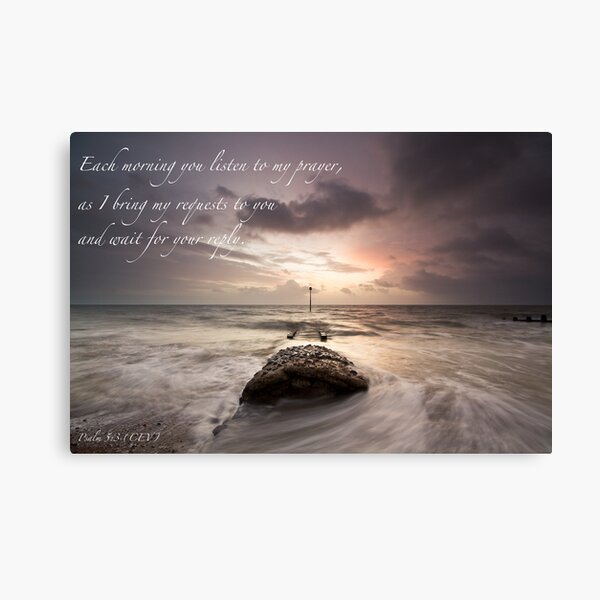 Psalm 5:3 Canvas Print
