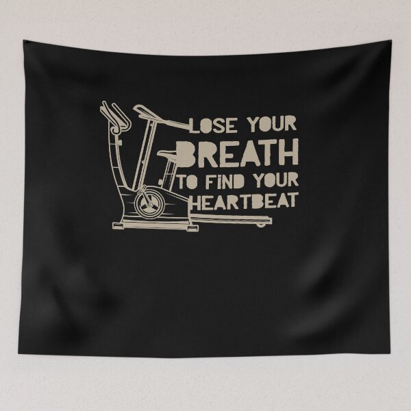 Item preview, LOSE YOUR BREATH TO FIND YOUR HEARTBEAT designed and sold by TheFlipRepublic.