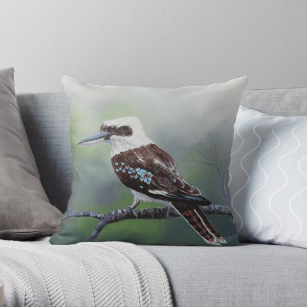 Kookaburra Throw Pillow