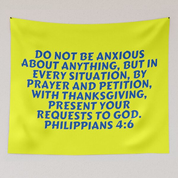 Item preview, Bible Verse Philippians 4:6 designed and sold by Prayingwarrior.