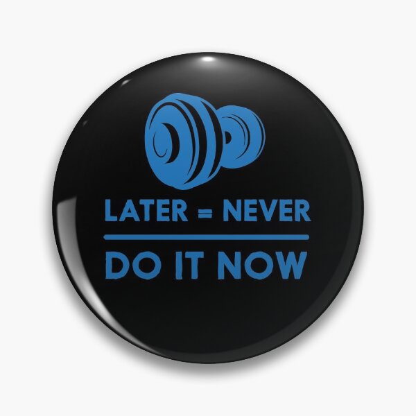 Item preview, LATER NEVER DO IT NOW designed and sold by TheFlipRepublic.