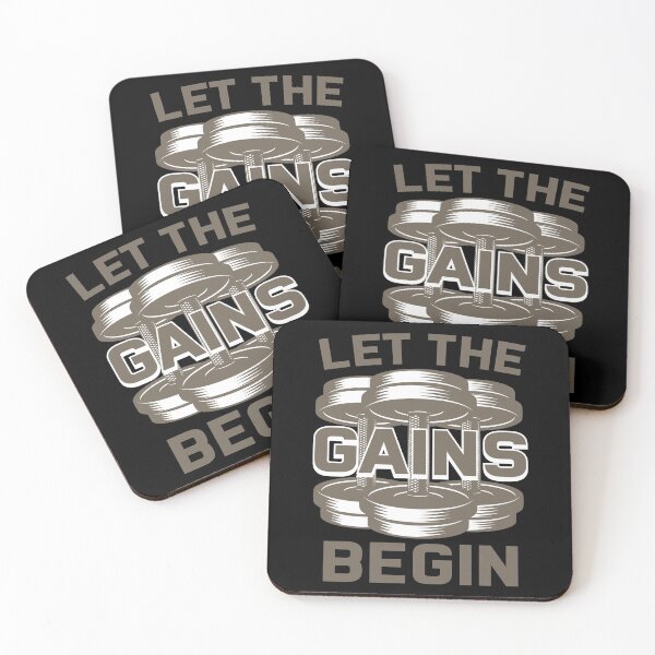 Item preview, LET THE GAINS BEGIN designed and sold by TheFlipRepublic.