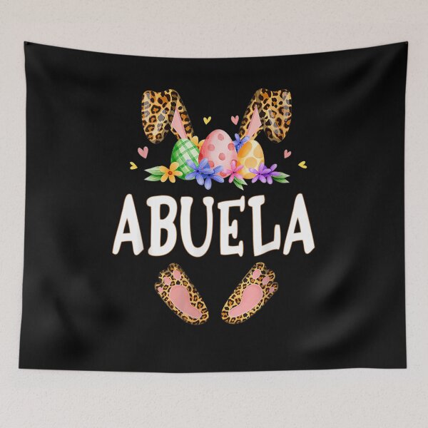 Item preview, Floral Leopard Abuela Bunny Gift Happy Easter Mother's Day  designed and sold by sariyahharry.