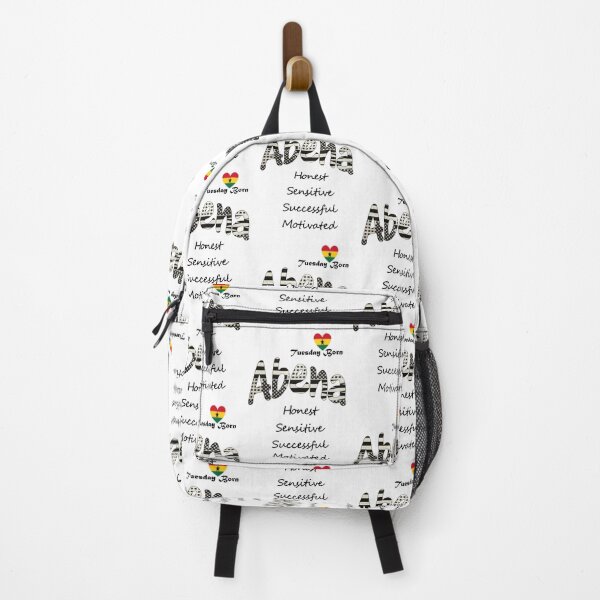 Item preview, Tuesday Born Ghanaian Female Name 'Abena' in black and white designed and sold by WhoWeAre.