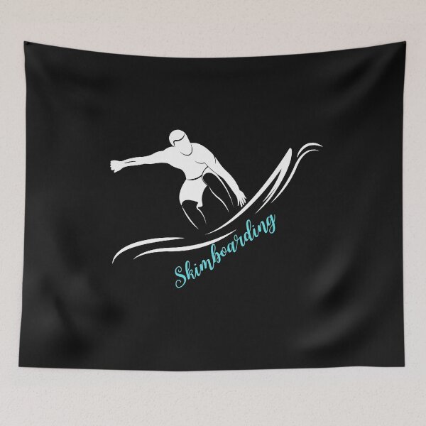 Item preview, Catch the Wave - Skim Boarder Addicted to Skimboarding Artwork designed and sold by Ilana Khoshsima.