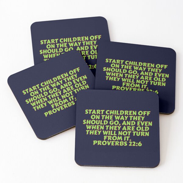 Item preview, Bible Verse Proverbs 22:6 designed and sold by Prayingwarrior.
