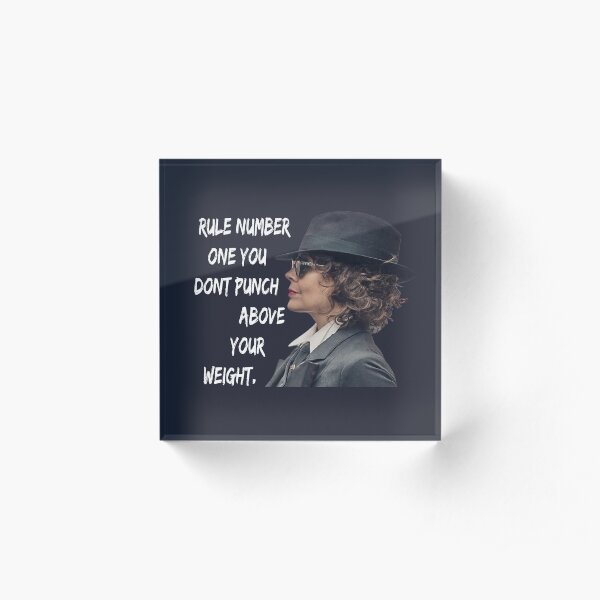 RIP Helen Mccrory, Aunt Polly, Polly Gray, Aunt Polly Rip, rip polly gray Acrylic Block
