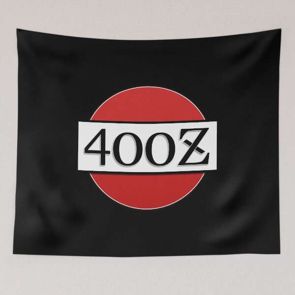 Item preview, nissan 400z red circle sun and text design banner designed and sold by Jdm-Knights.