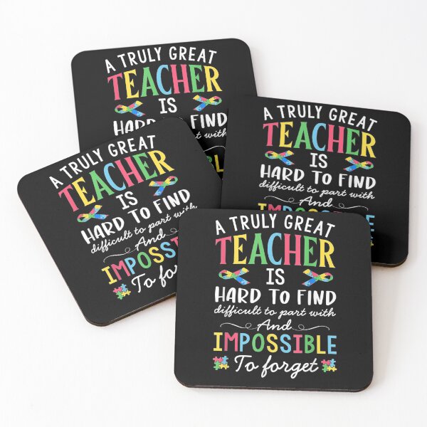 Item preview, A Truly Great Teacher Is Hard To Find Autism Awareness Month  designed and sold by christinero2.