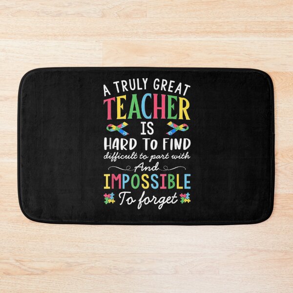 Item preview, A Truly Great Teacher Is Hard To Find Autism Awareness Month  designed and sold by christinero2.
