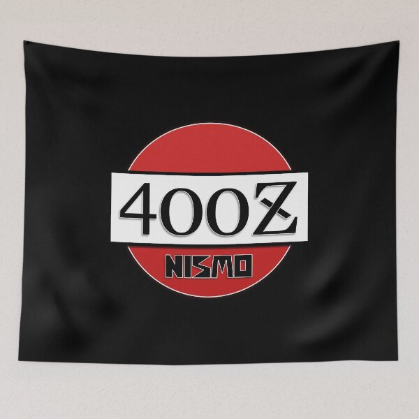 Item preview, nissan 400z nismo red circle sun and text design banner designed and sold by Jdm-Knights.