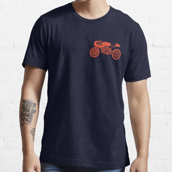 Item preview, Vintage Cafe Racer Orange designed and sold by superleggera.