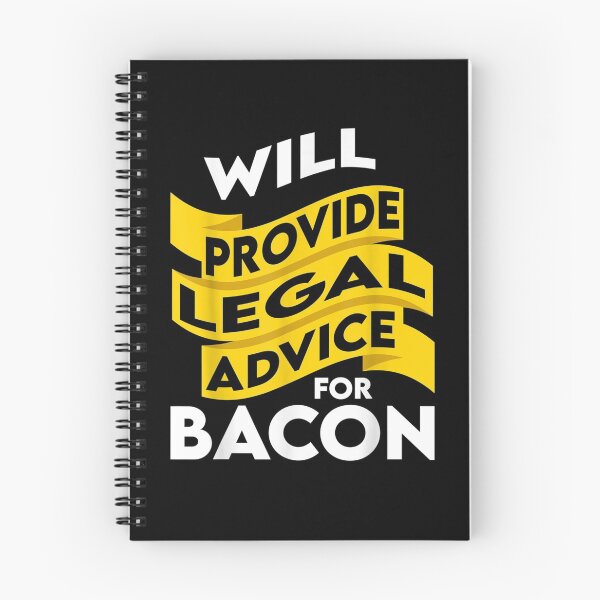 Item preview, Funny Law Advocate Quote For A Bacon Lover Lawyer  designed and sold by christinero2.
