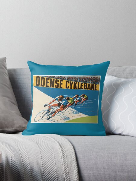 Item preview, ODENSE CYKLEBANE : Vintage Track Bicycle Racing Print designed and sold by posterbobs.