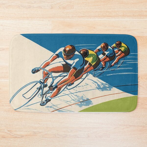 Item preview, ODENSE CYKLEBANE : Vintage Track Bicycle Racing Print designed and sold by posterbobs.