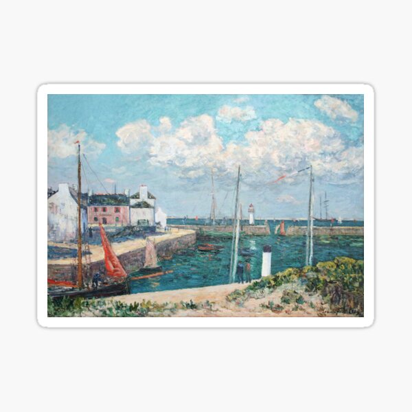 Aperçu de l'œuvre Le port Haliguen presqu'île de Quiberon, 1909 Par Maxime Maufra créée et vendue par sunny-007.