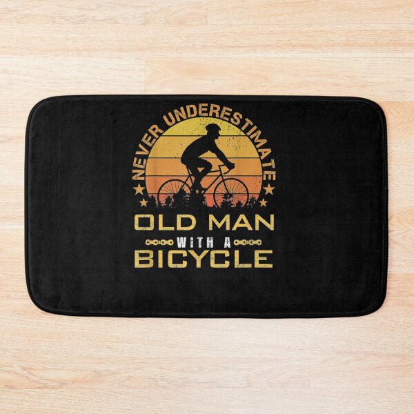 Item preview,   Never Underestimate An Old Guy On A Bicycle - Funny Cycling designed and sold by RanirO.