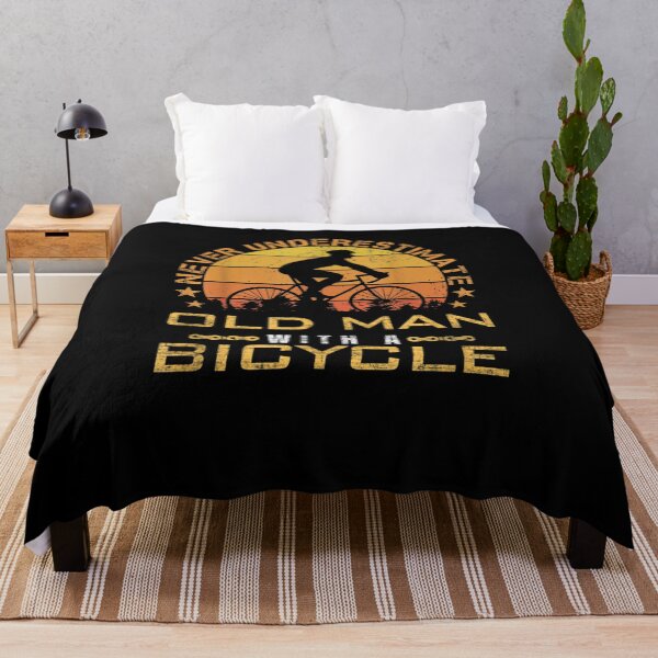 Item preview,   Never Underestimate An Old Guy On A Bicycle - Funny Cycling designed and sold by RanirO.
