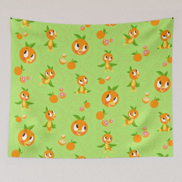 Item preview, Hello Sunshine! - Orange Bird (green background) designed and sold by Cammi Friederichs.