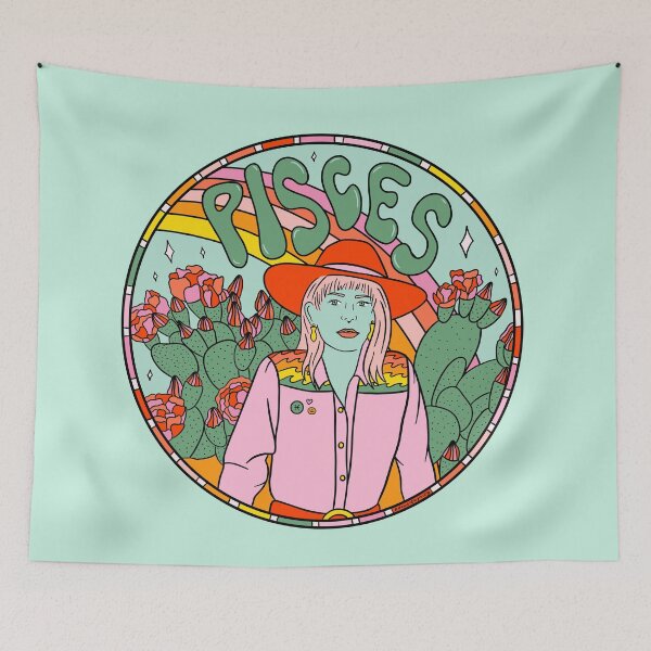 Item preview, Pisces Cowgirl designed and sold by doodlebymeg.
