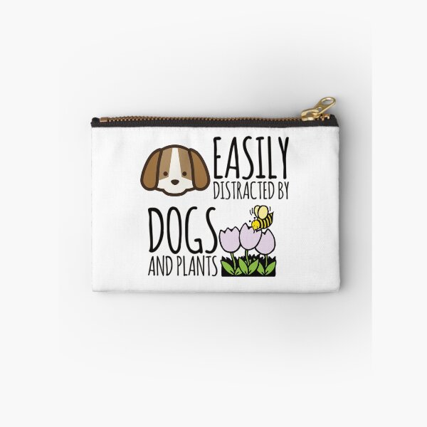 Item preview, Cute Puppy Dog and Honey Bee Easily Distracted by Dogs and Plants designed and sold by MimsTees.