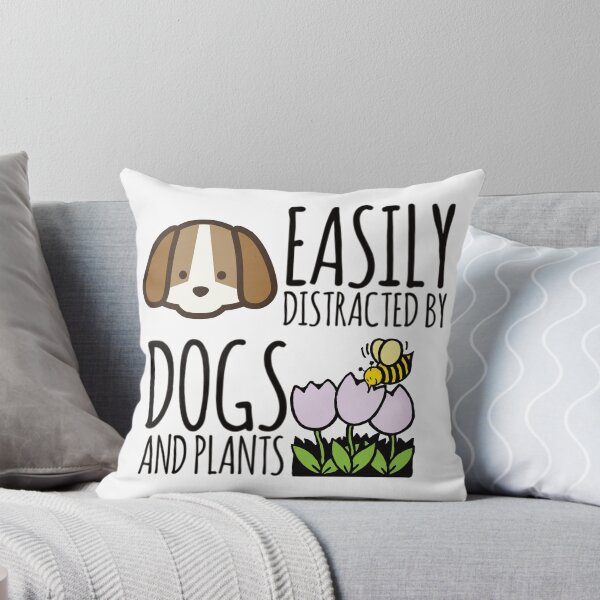 Item preview, Cute Puppy Dog and Honey Bee Easily Distracted by Dogs and Plants designed and sold by MimsTees.