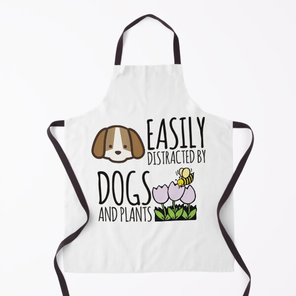 Item preview, Cute Puppy Dog and Honey Bee Easily Distracted by Dogs and Plants designed and sold by MimsTees.