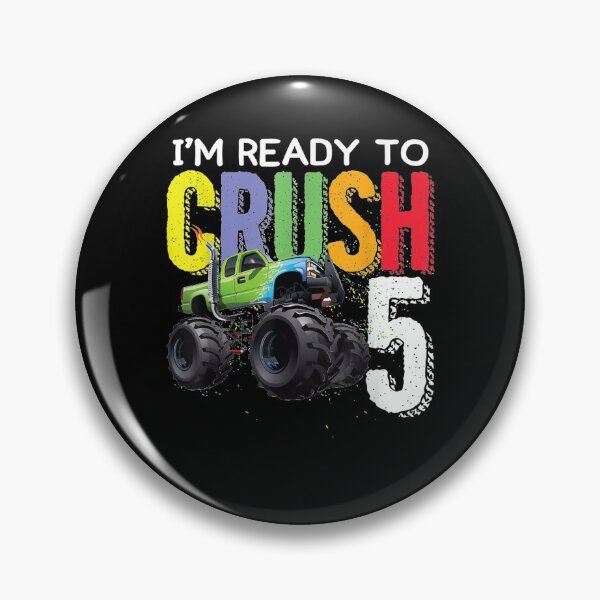 Item preview, I'm Ready To Crush 5 Monster Truck Gift Boys 5th Birthday  designed and sold by christinero2.