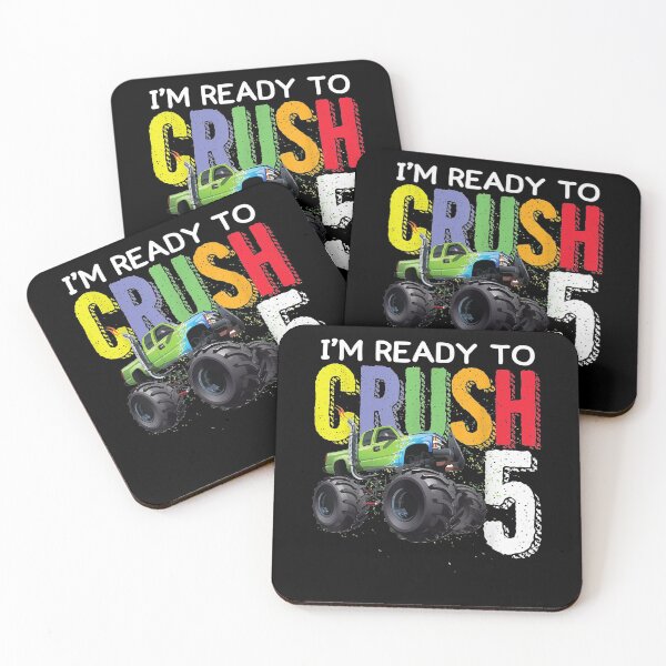 Item preview, I'm Ready To Crush 5 Monster Truck Gift Boys 5th Birthday  designed and sold by christinero2.