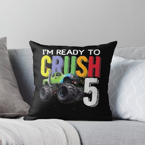 Item preview, I'm Ready To Crush 5 Monster Truck Gift Boys 5th Birthday  designed and sold by christinero2.