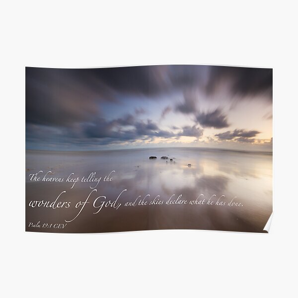 Psalm 19:1 Poster