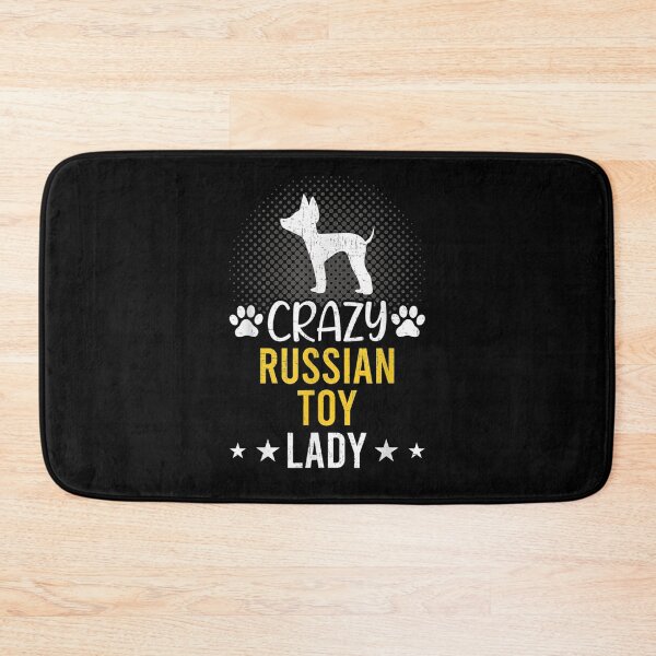 Item preview, Crazy Russian Toy Lady Dog Lover  designed and sold by christinero2.