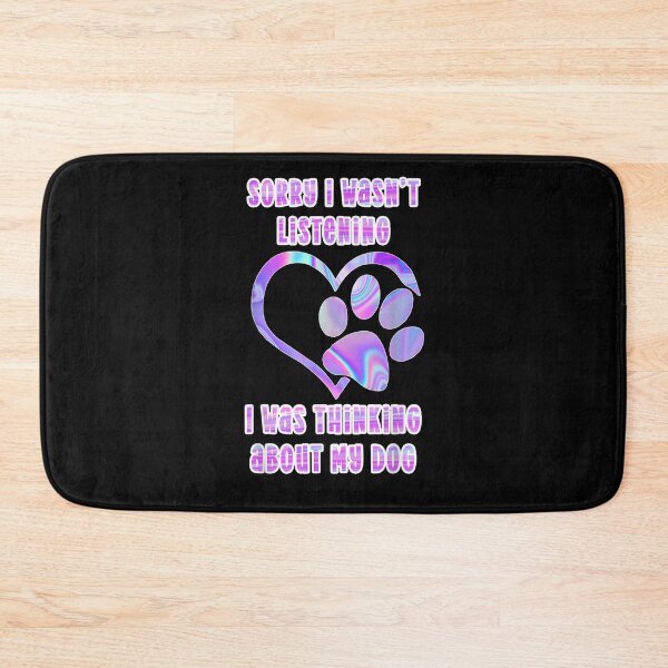 Item preview, Tie Dye Dog Pawprint Sorry I Wasn't Listening Paw Print  designed and sold by christinero2.