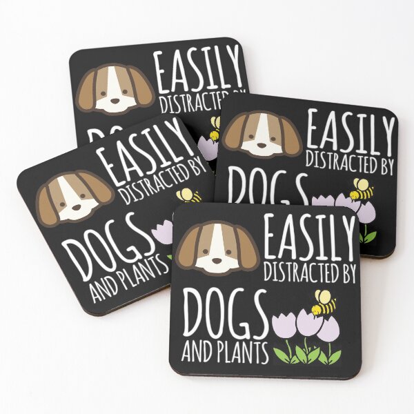 Item preview, Cute Puppy Dog and Honey Bee Easily Distracted by Dogs and Plants designed and sold by MimsTees.