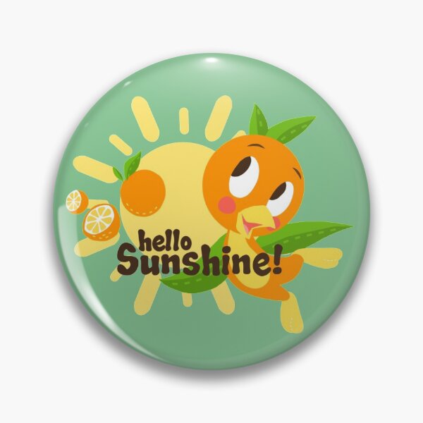 Item preview, Hello Sunshine! - Orange Bird (white background) designed and sold by Cammi Friederichs.