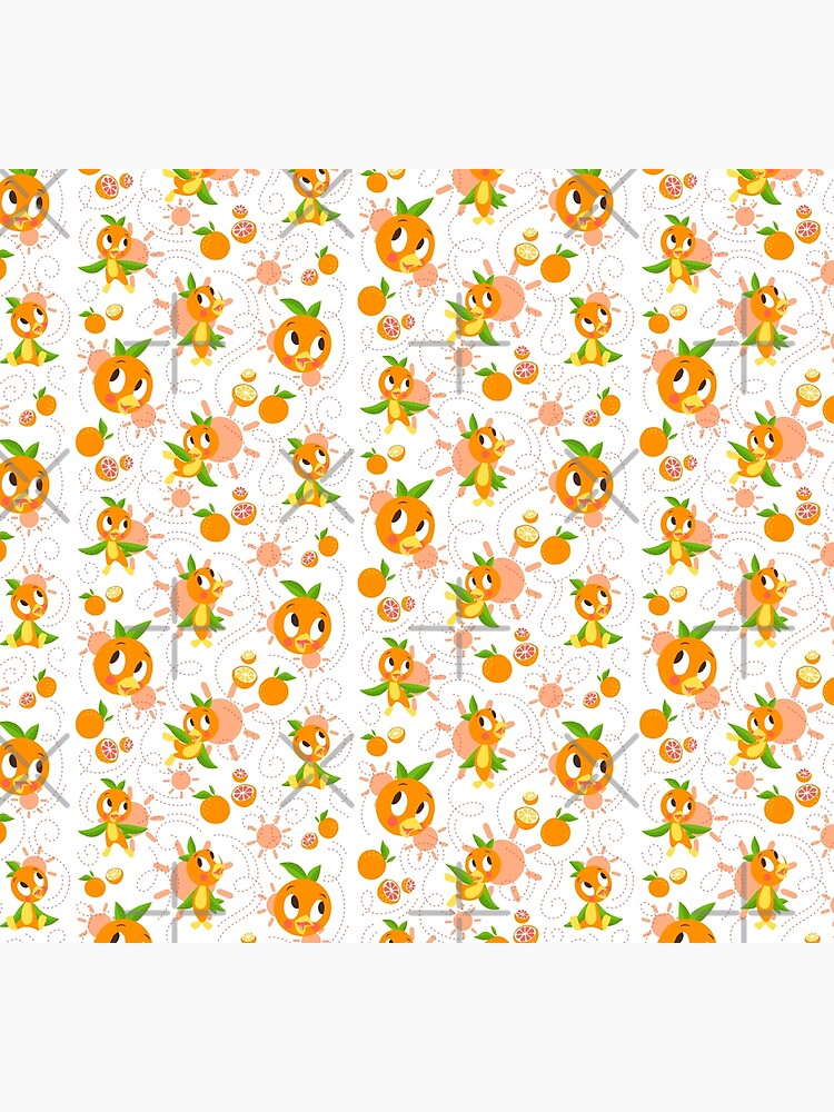 Disover Hello Sunshine! - Orange Bird (white background) Socks