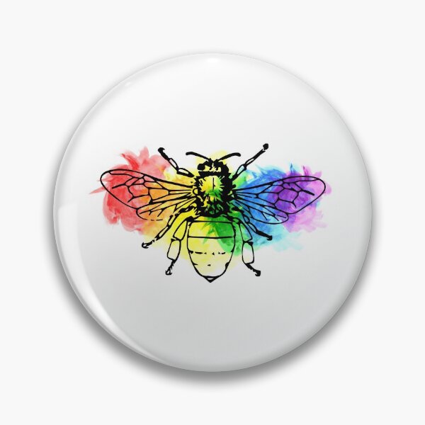 Artikelvorschau, Subtile Gay Flag Bee entworfen und verkauft von -Gedwolcraeft-.