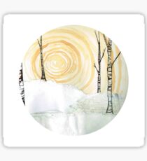 Snowy scene Sticker