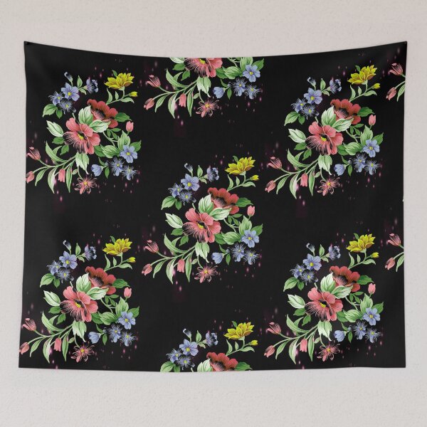 Item preview, Flannel Flower World Design designed and sold by Zareen Sayyed.