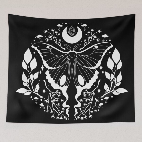 Item preview, Lunar moth crystal moon designed and sold by MissMarte.