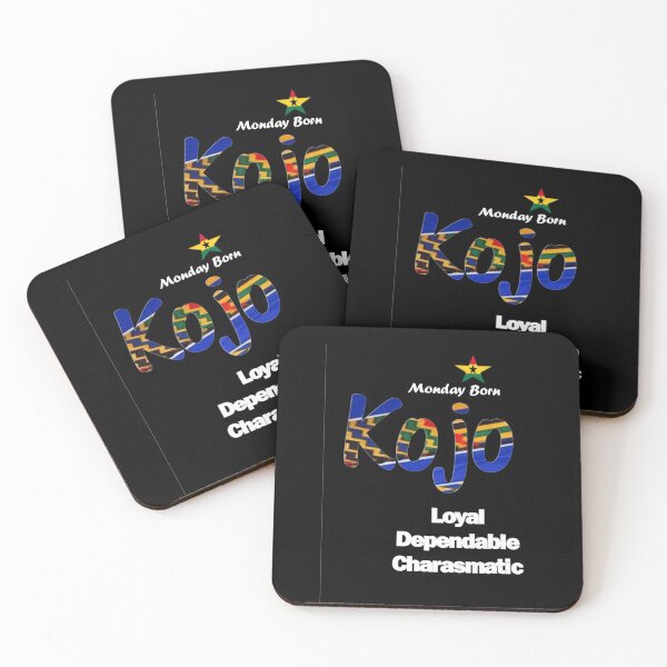 Item preview, Monday Born Ghanaian Male Name 'Kojo' in Blue designed and sold by WhoWeAre.
