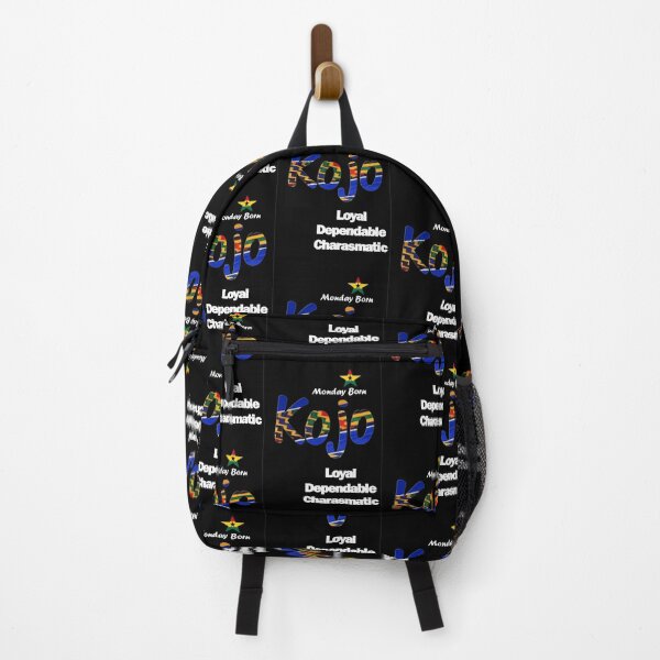 Item preview, Monday Born Ghanaian Male Name 'Kojo' in Blue designed and sold by WhoWeAre.